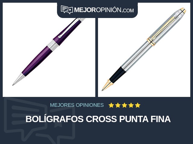 Bolígrafos Cross Punta fina