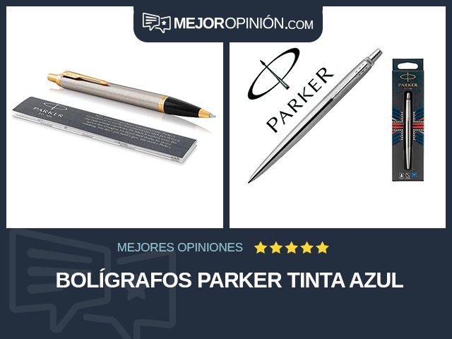 Bolígrafos Parker Tinta azul