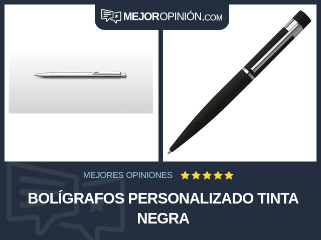 Bolígrafos Personalizado Tinta negra