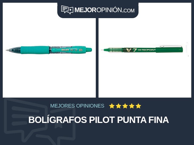 Bolígrafos Pilot Punta fina