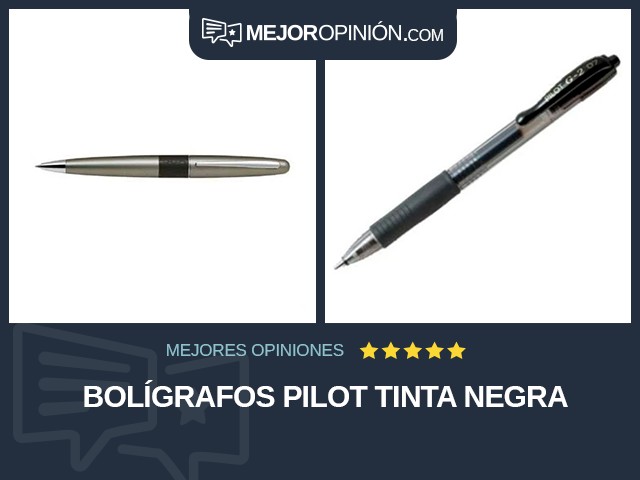 Bolígrafos Pilot Tinta negra