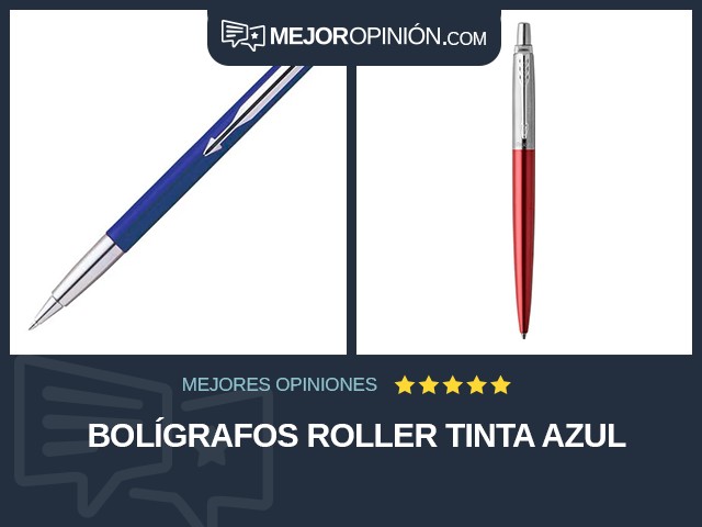 Bolígrafos Roller Tinta azul