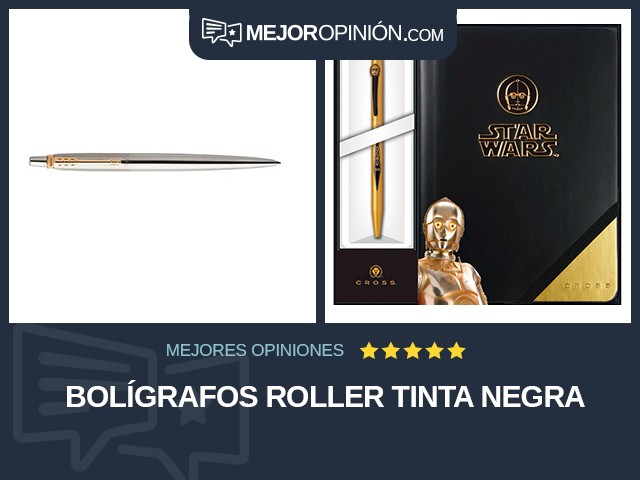 Bolígrafos Roller Tinta negra