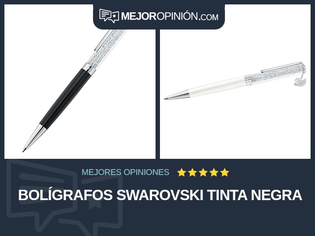 Bolígrafos Swarovski Tinta negra