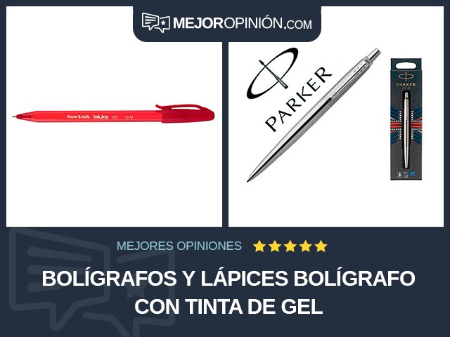 Bolígrafos y lápices Bolígrafo Con tinta de gel