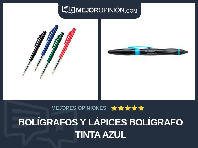 Bolígrafos y lápices Bolígrafo Tinta azul