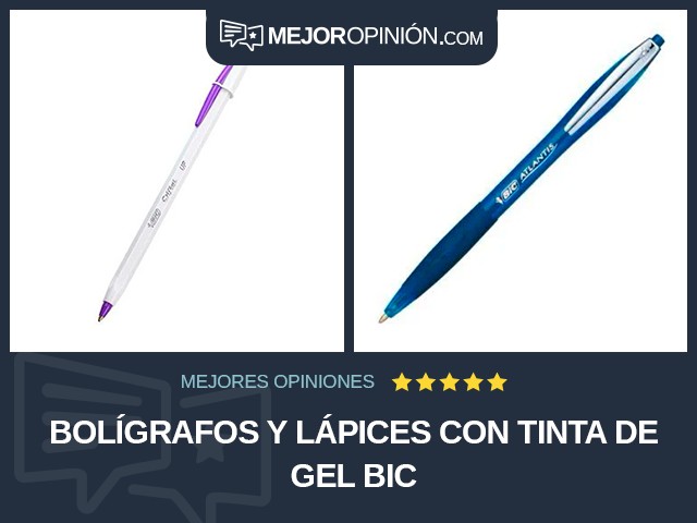 Bolígrafos y lápices Con tinta de gel BIC