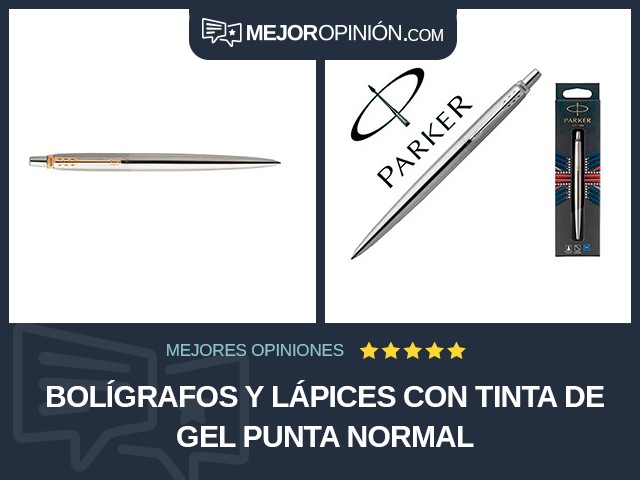 Bolígrafos y lápices Con tinta de gel Punta normal