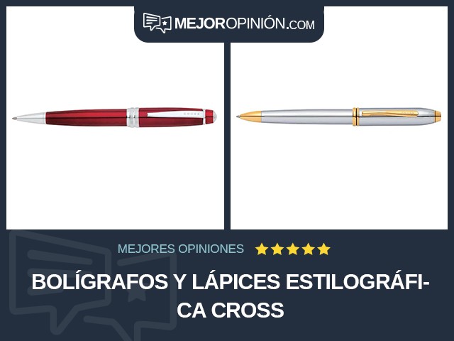 Bolígrafos y lápices Estilográfica Cross