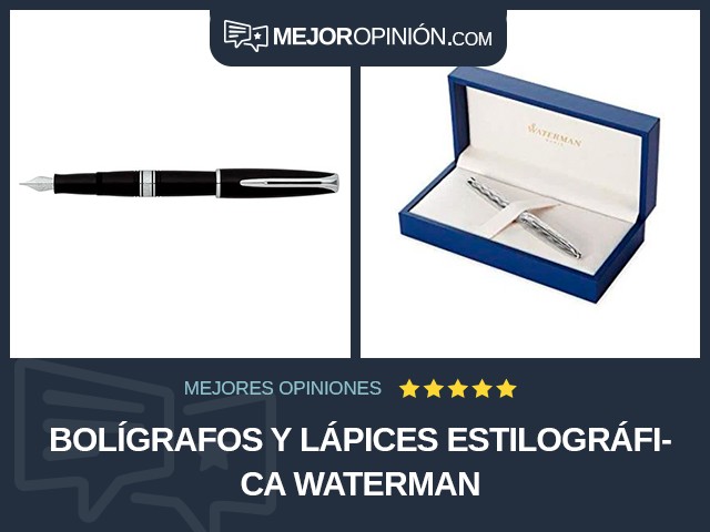 Bolígrafos y lápices Estilográfica Waterman