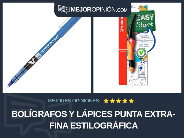 Bolígrafos y lápices Punta extrafina Estilográfica