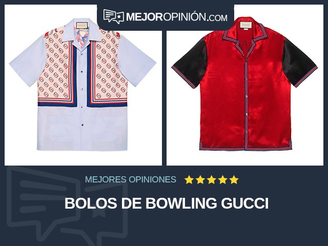 Bolos de bowling Gucci