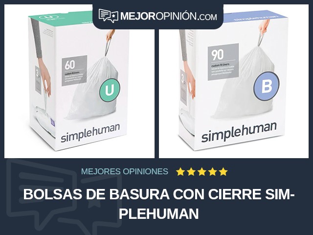 Bolsas de basura Con cierre simplehuman