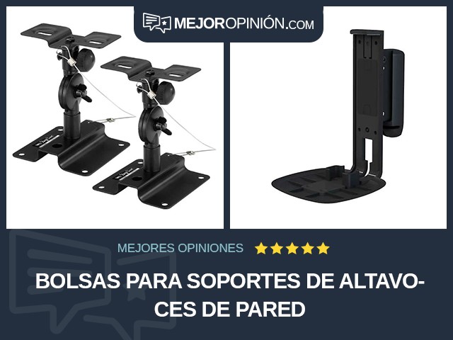 Bolsas para soportes de altavoces De pared