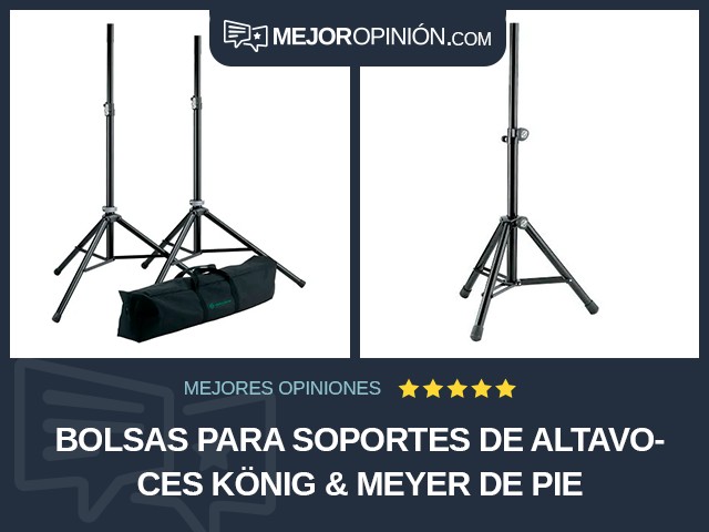 Bolsas para soportes de altavoces König & Meyer De pie