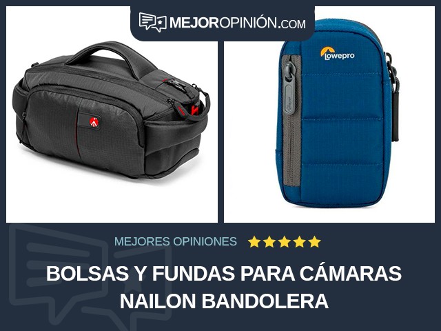 Bolsas y fundas para cámaras Nailon Bandolera