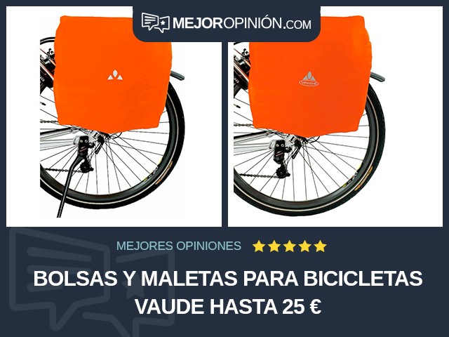 Bolsas y maletas para bicicletas VAUDE Hasta 25 €