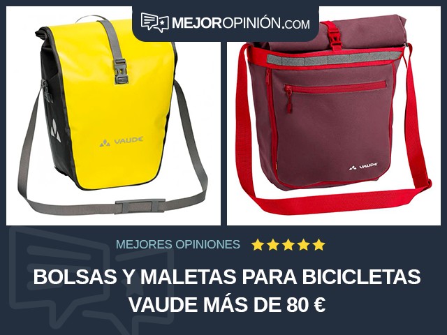 Bolsas y maletas para bicicletas VAUDE Más de 80 €