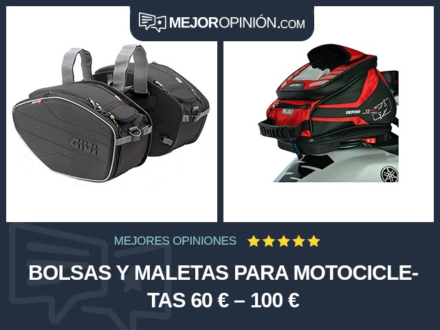 Bolsas y maletas para motocicletas 60 € – 100 €