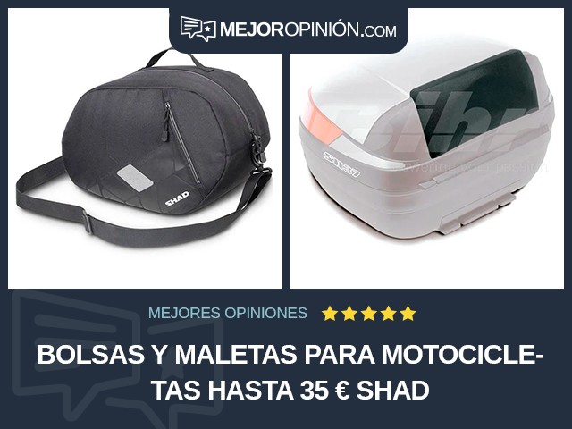 Bolsas y maletas para motocicletas Hasta 35 € shad