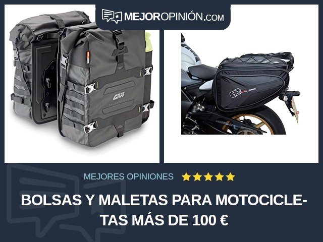 Bolsas y maletas para motocicletas Más de 100 €