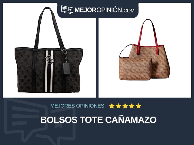 Bolsos Tote Cañamazo