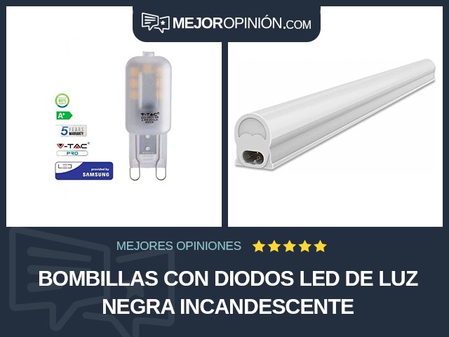 Bombillas con diodos led De luz negra Incandescente