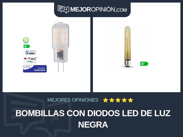 Bombillas con diodos led De luz negra