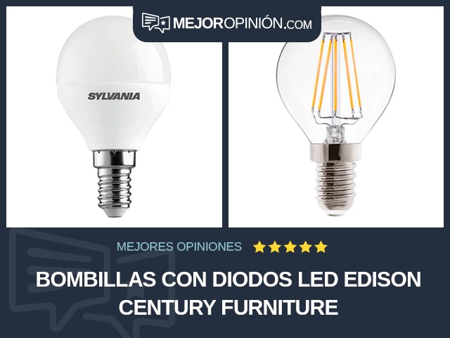 Bombillas con diodos led Edison Century Furniture