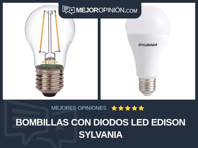 Bombillas con diodos led Edison Sylvania