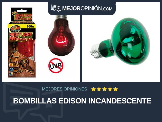 Bombillas Edison Incandescente