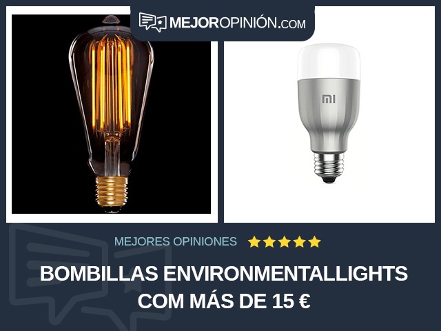 Bombillas Environmentallights Com Más de 15 €