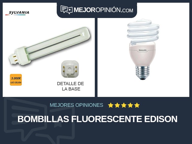 Bombillas Fluorescente Edison