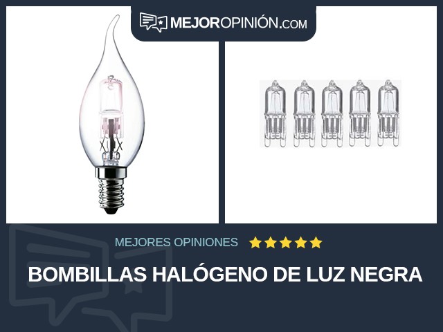 Bombillas Halógeno De luz negra