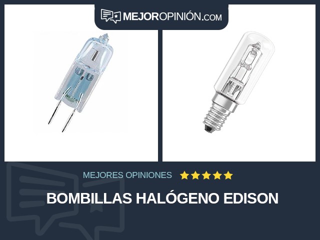 Bombillas Halógeno Edison