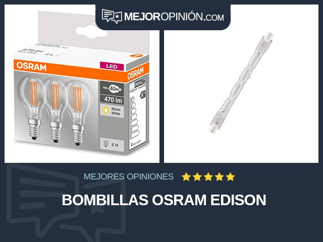 Bombillas OSRAM Edison
