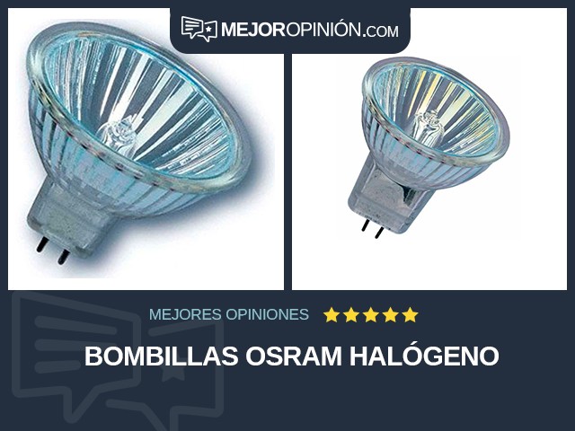 Bombillas OSRAM Halógeno