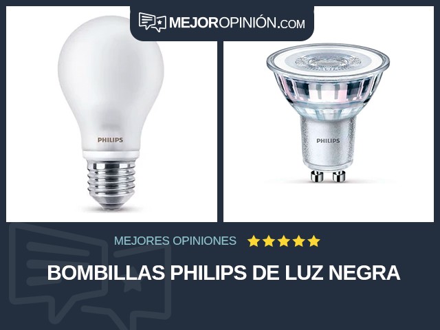 Bombillas Philips De luz negra