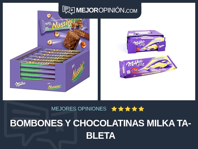 Bombones y chocolatinas Milka Tableta