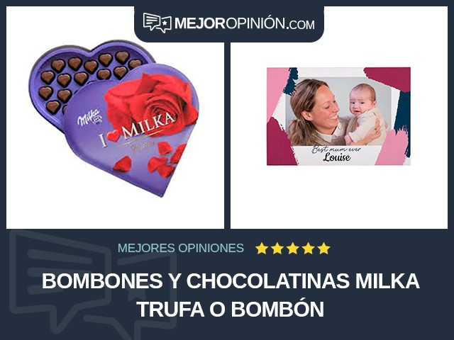 Bombones y chocolatinas Milka Trufa o bombón