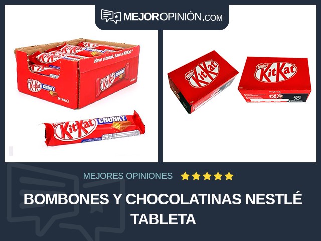 Bombones y chocolatinas Nestlé Tableta