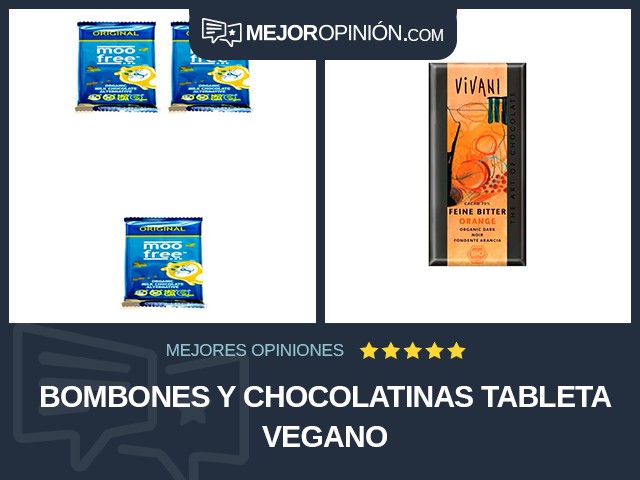 Bombones y chocolatinas Tableta Vegano