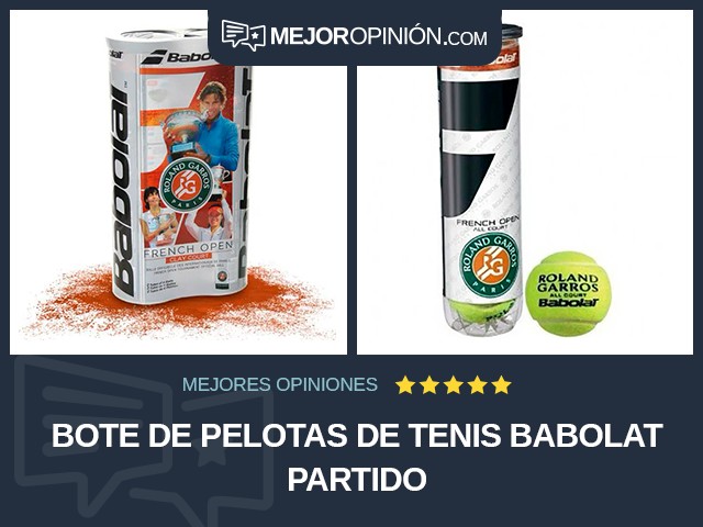 Bote de pelotas de tenis Babolat Partido