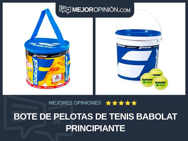 Bote de pelotas de tenis Babolat Principiante