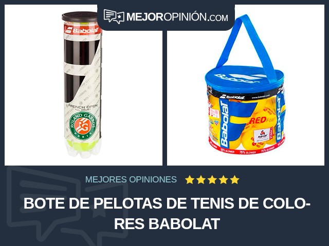 Bote de pelotas de tenis De colores Babolat