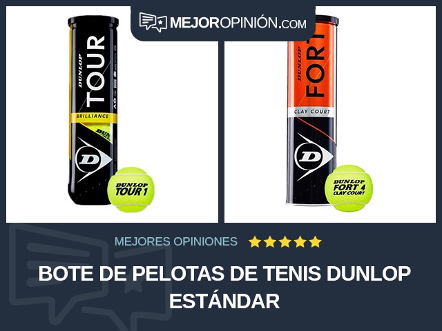 Bote de pelotas de tenis Dunlop Estándar