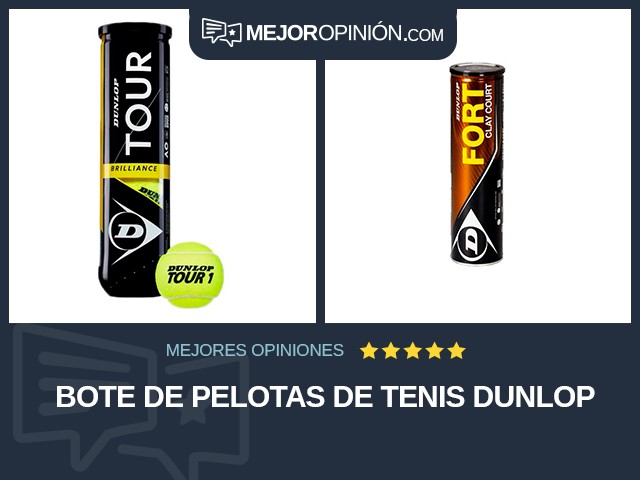 Bote de pelotas de tenis Dunlop