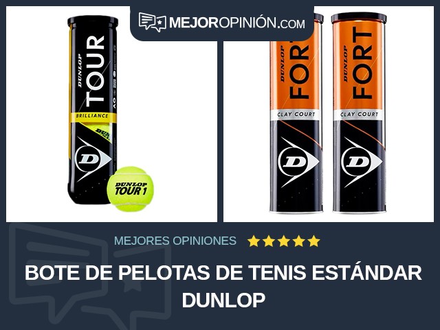 Bote de pelotas de tenis Estándar Dunlop