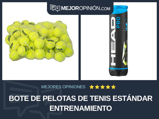 Bote de pelotas de tenis Estándar Entrenamiento