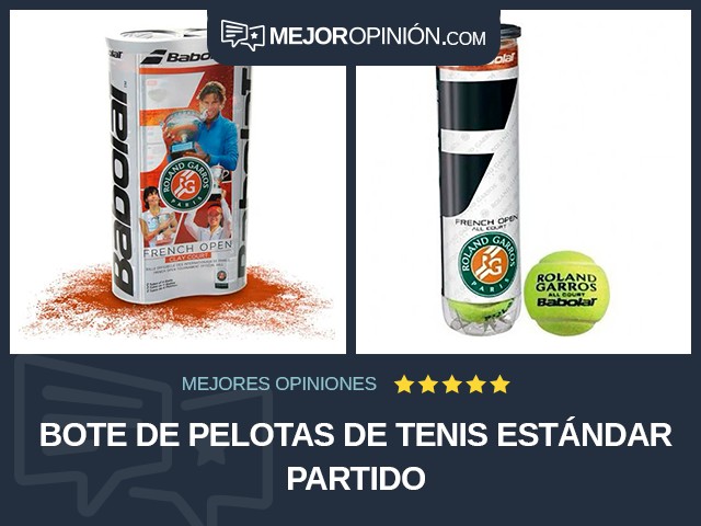 Bote de pelotas de tenis Estándar Partido